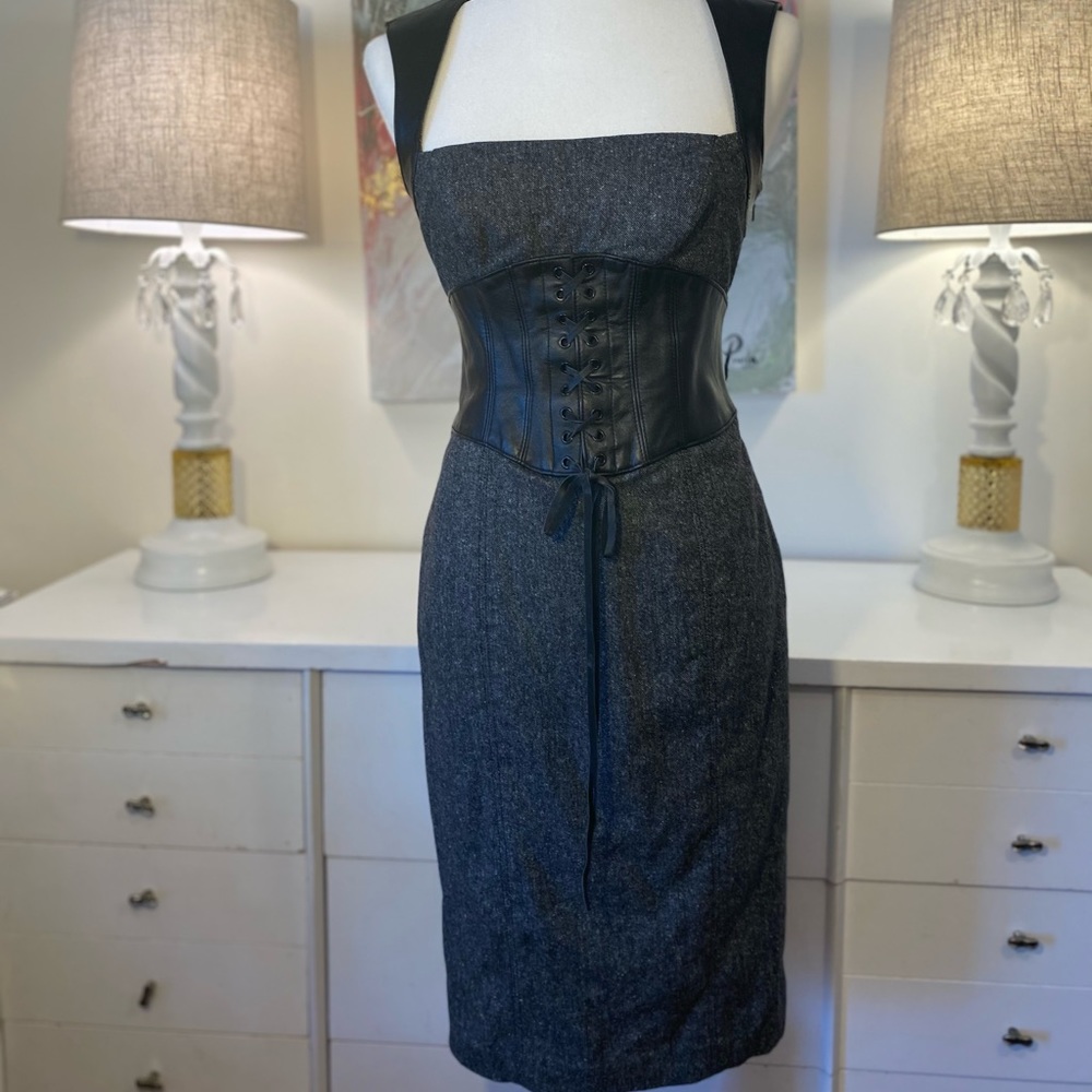 Bebe cocktail dress, size 8, black